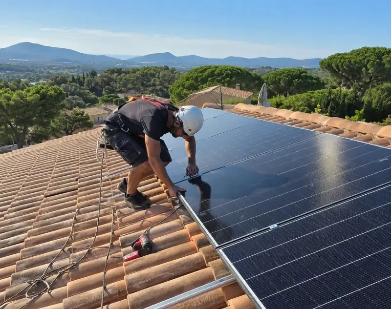 Installateur panneaux solaires Azerat — pose photovoltaïque sur toiture