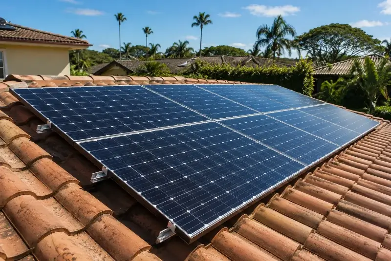 Installation de panneaux solaires à Azerat